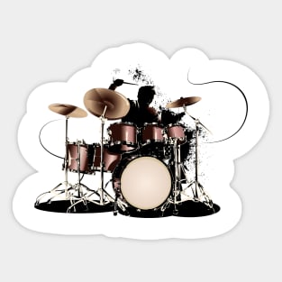 Drummer Sticker